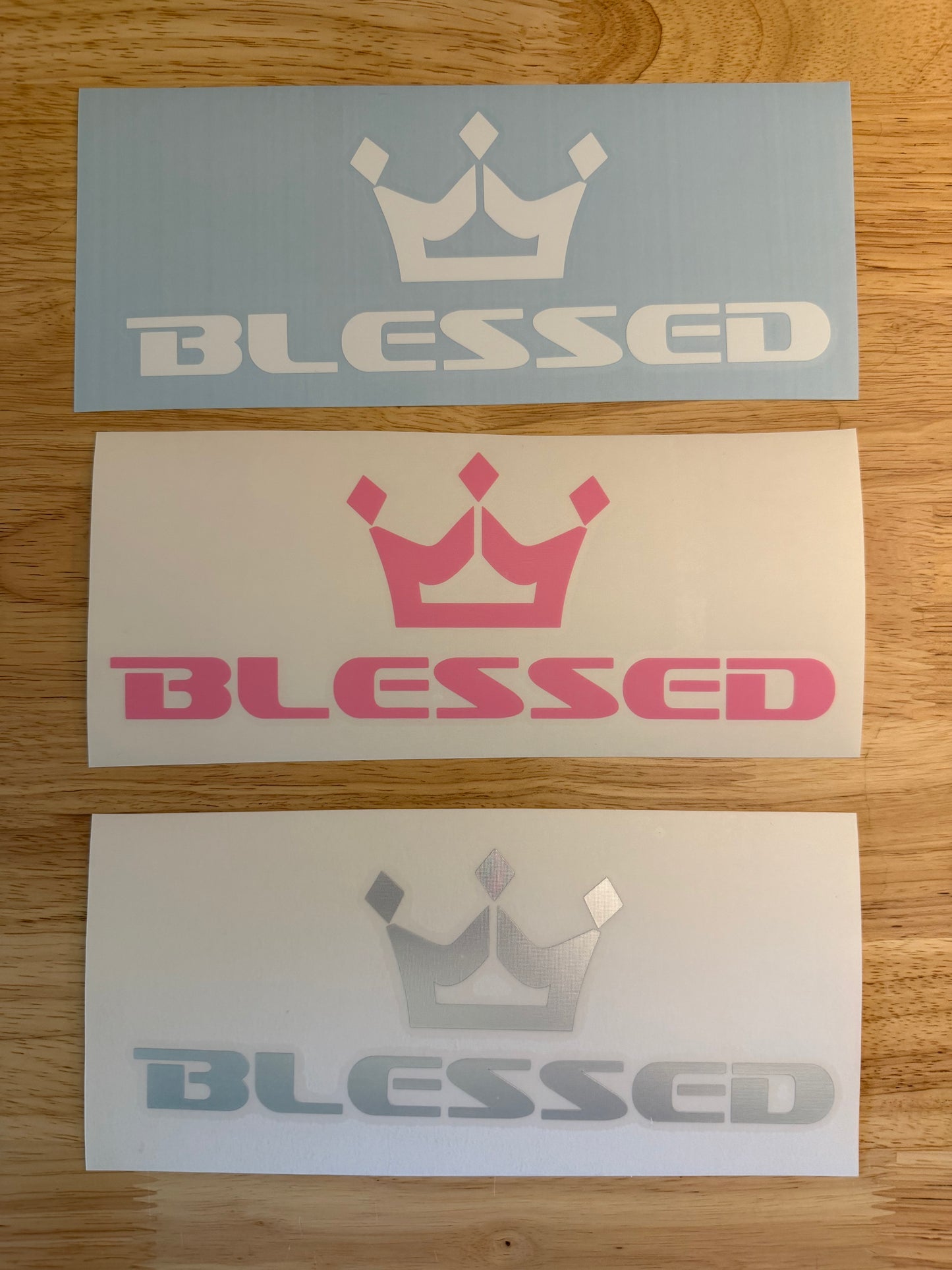 BLESSED in HI Decals