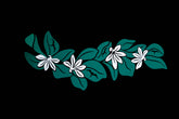 Naupaka Leaf and Flower w/ Iwa Bird Punchout