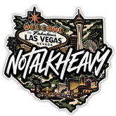 No Talk Heavy - Island Decals