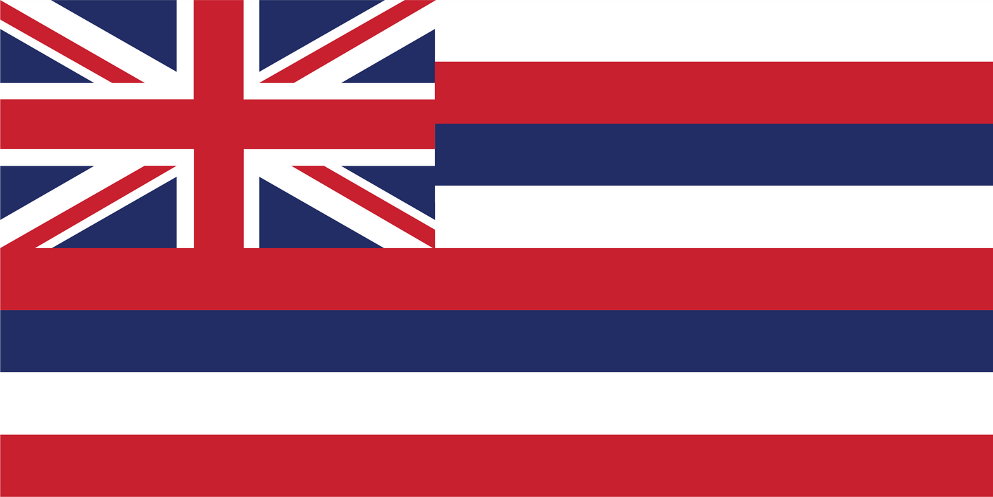 Hawaiian Flag Trucker Hat in Camo or Black