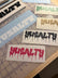 YUSALTY Ono Drip Font Fish Decal
