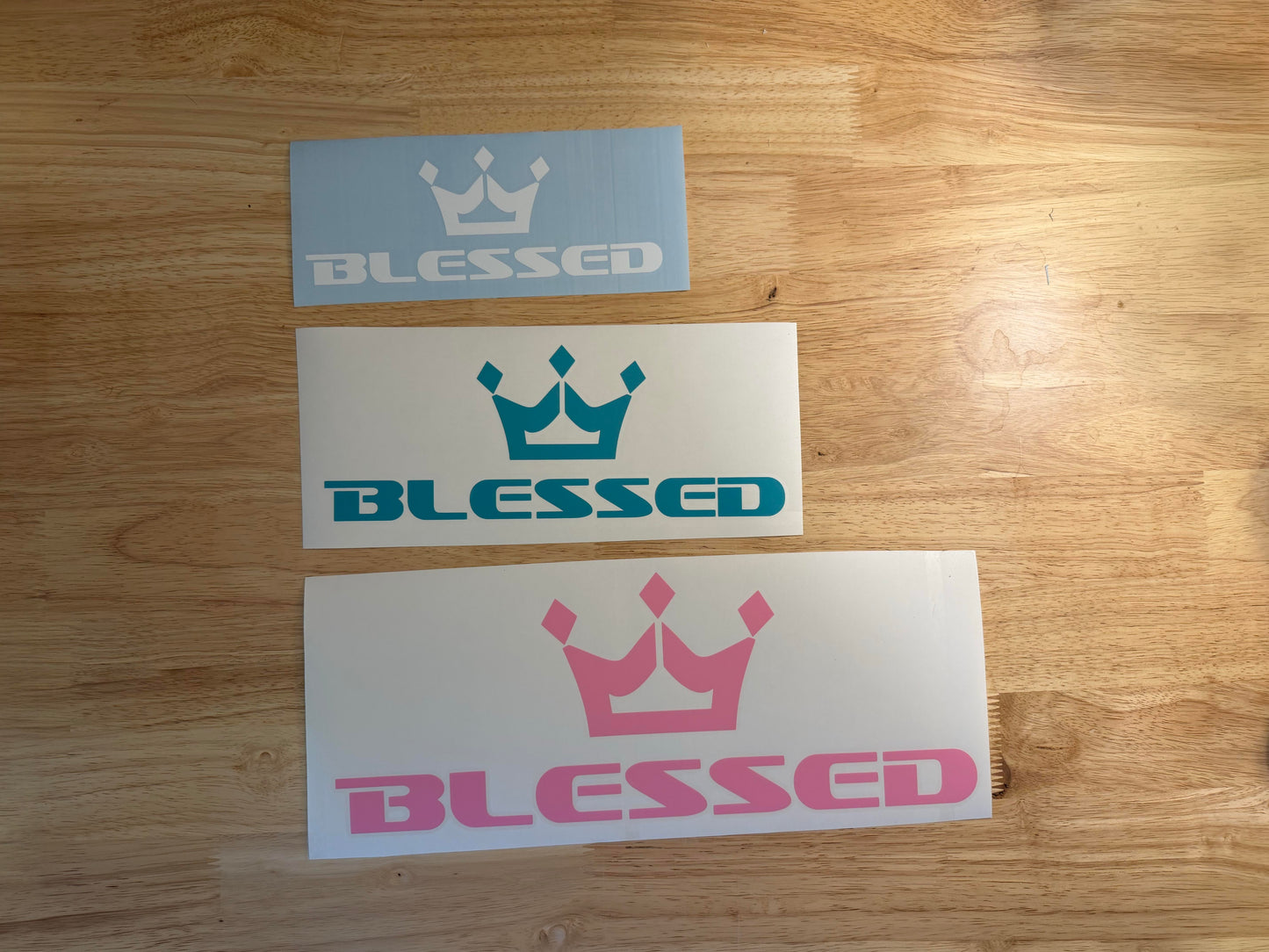 BLESSED in HI Decals
