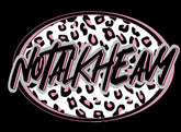No Talk Heavy - Cheetah Decal