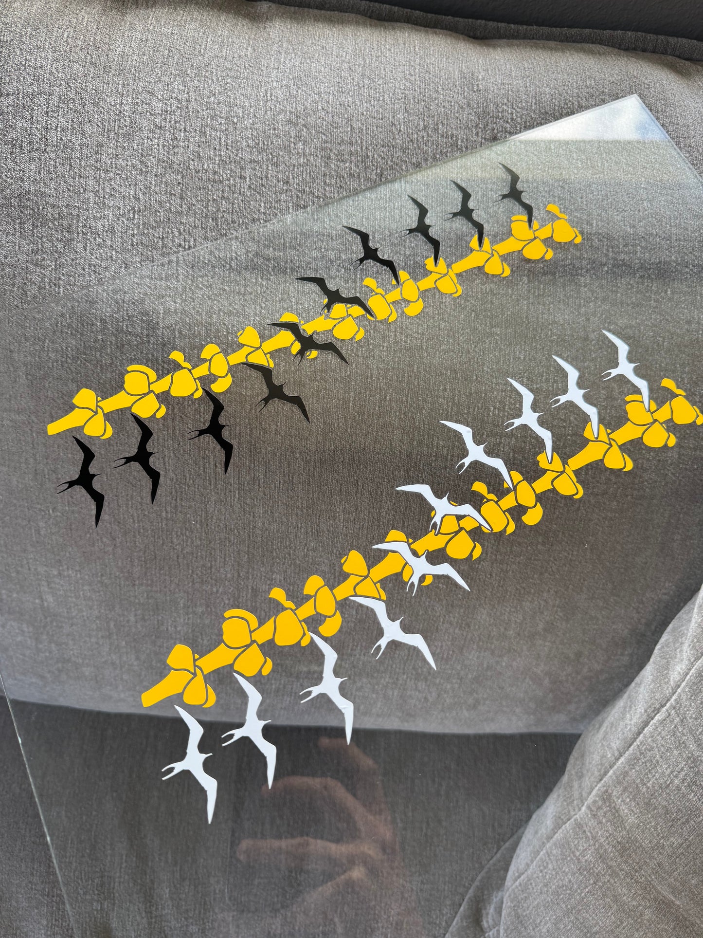 Iwa Bird Puakenikeni Lei Sticker