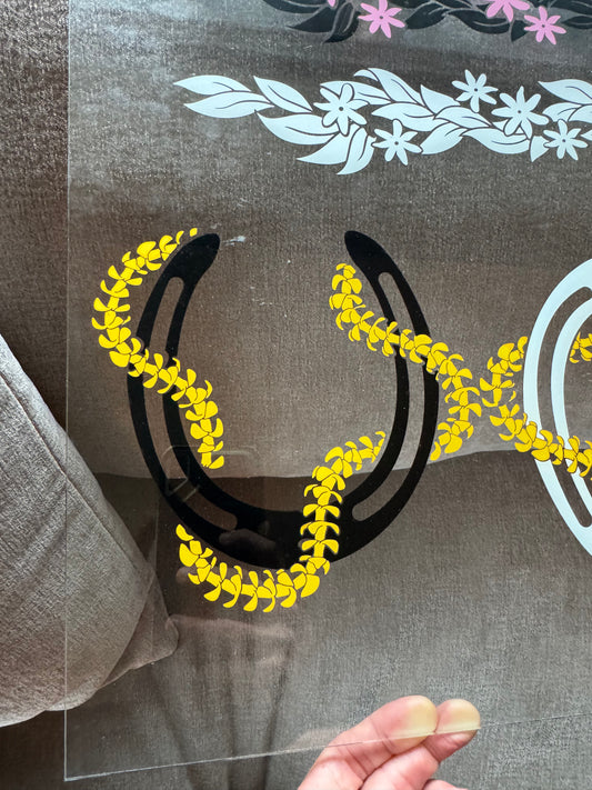 Puakenikeni x Horseshoe Paniolo Lei Sticker