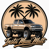 InstaMauiMatt Sunset Trucks Decal