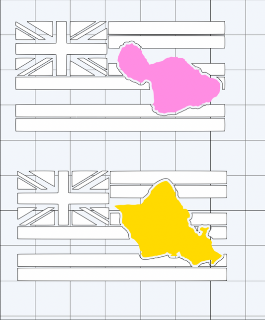 Hawaiian Flag x Island Colors Punchout