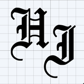 Hawai'i "HI" in Old English Letters Decal