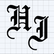 Hawai'i "HI" in Old English Letters Decal