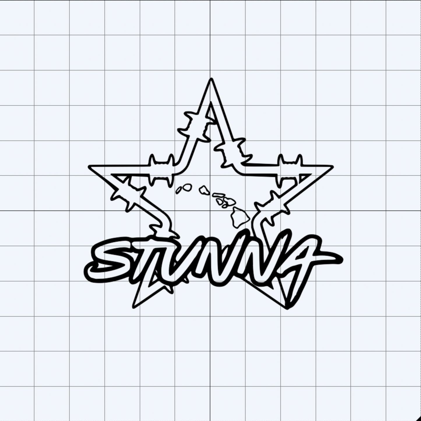 Stunna Visionz Star Decals