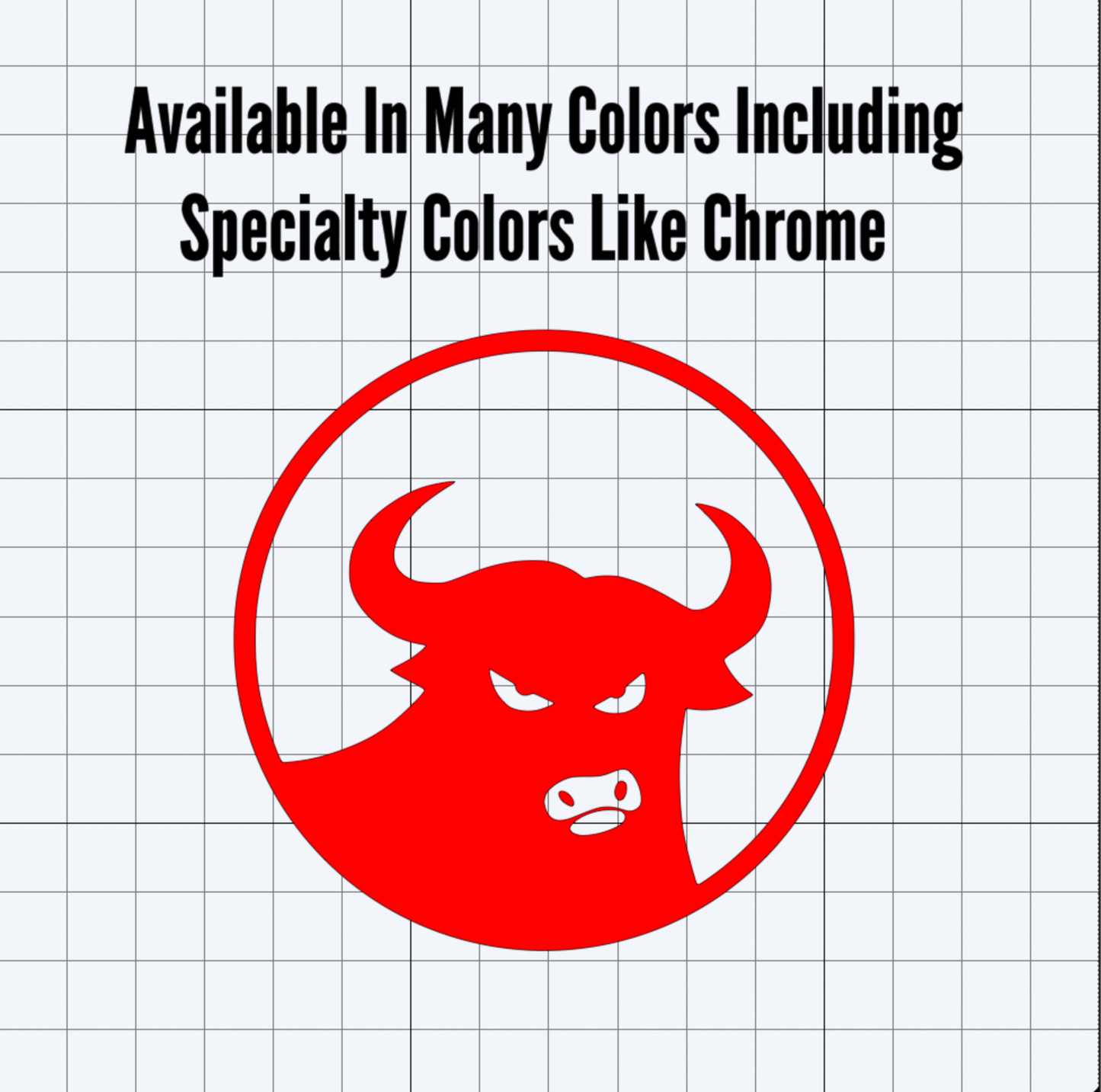 662 Bodyboard Shop Large Bull Decals