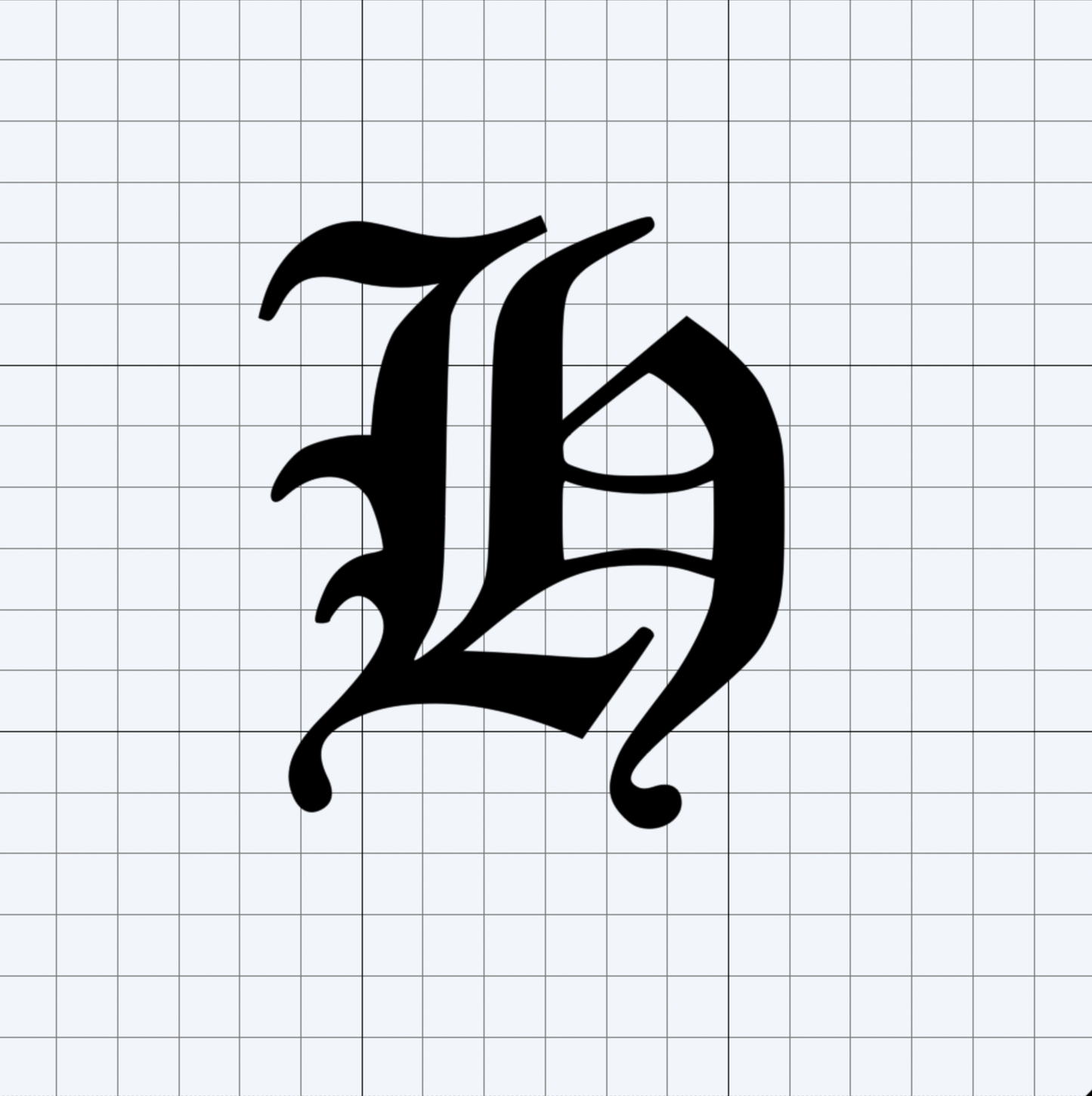 Letters - Old English Font