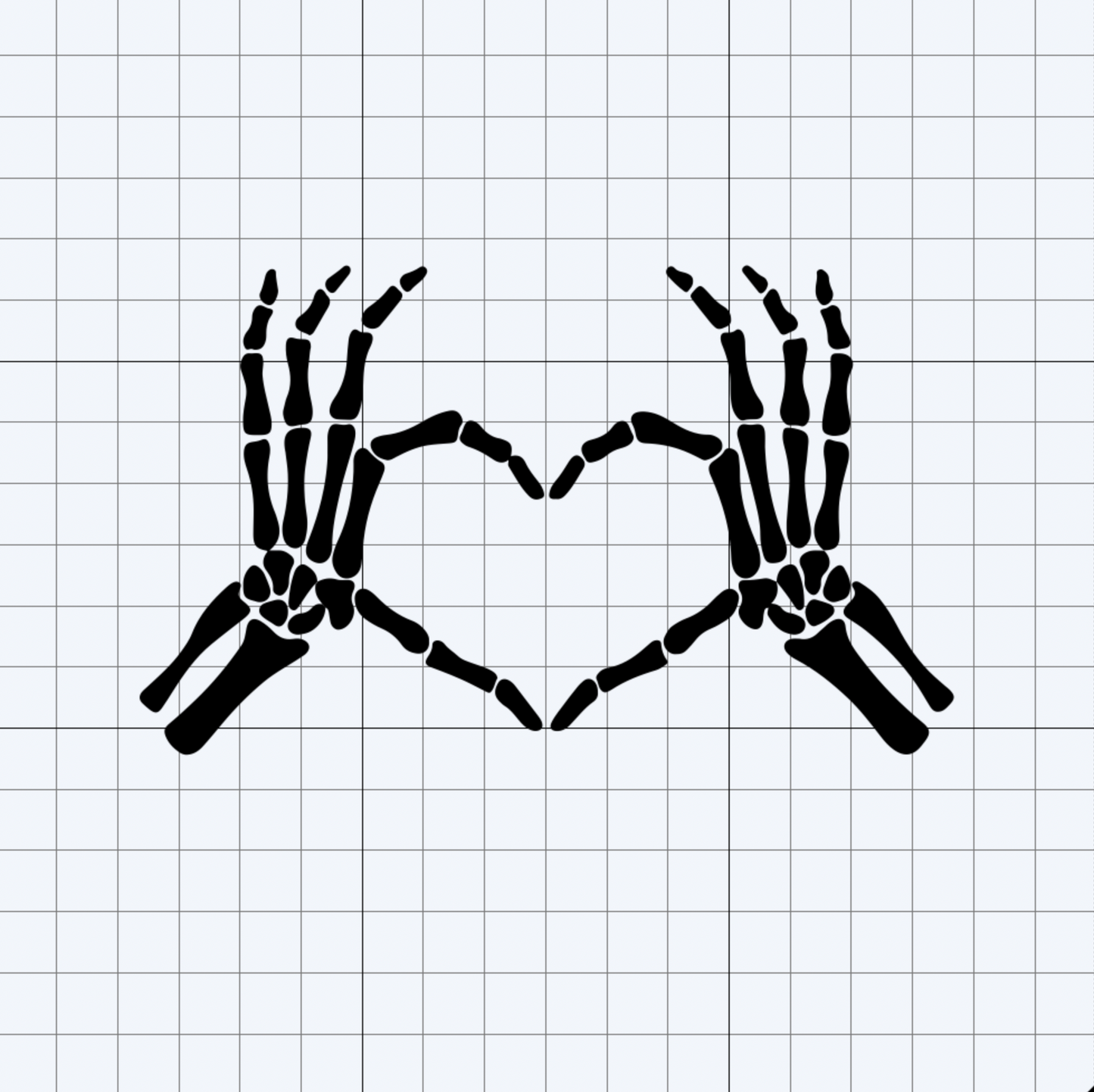 Skelton Hand Decals