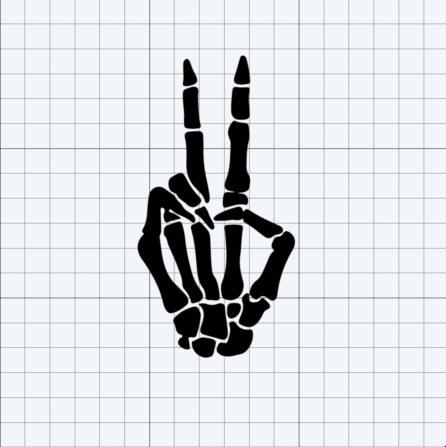 Skelton Hand Decals