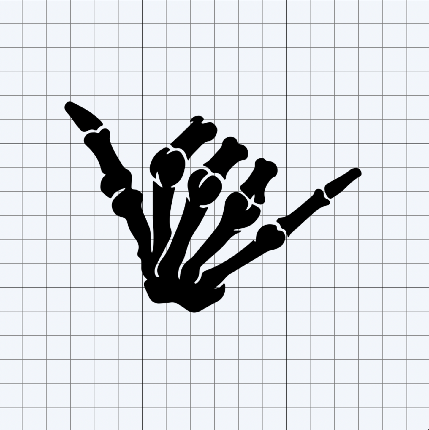 Skelton Hand Decals