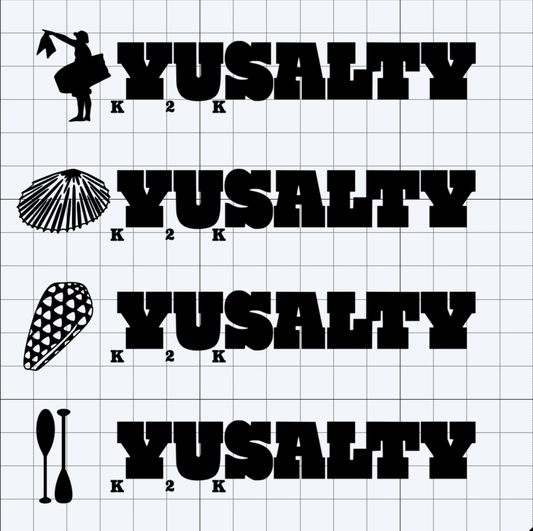 YUSALTY Decals