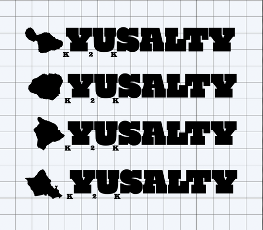 YUSALTY Islands Decals