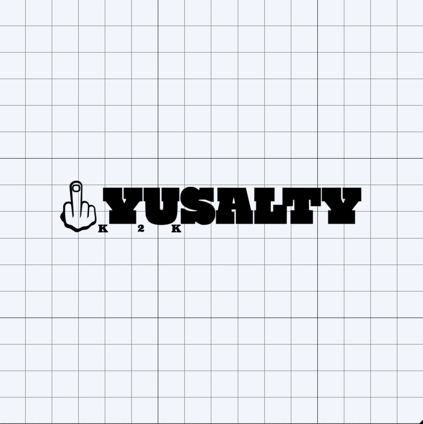 YUSALTY Hand Gestures Decal