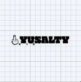 YUSALTY Hand Gestures Decal