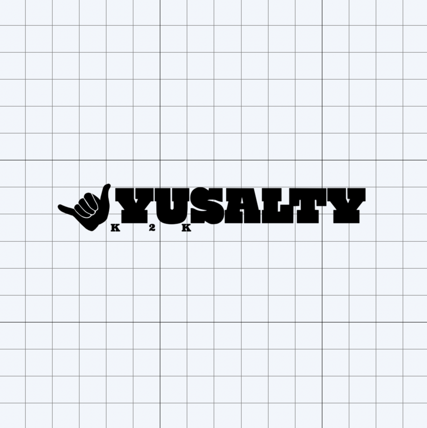 YUSALTY Hand Gestures Decal