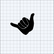 YUSALTY Hand Gestures Decal