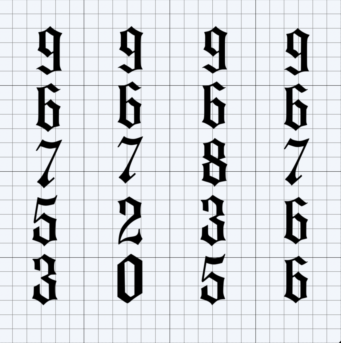 Vertical Zip Codes of Hawai'i Decal