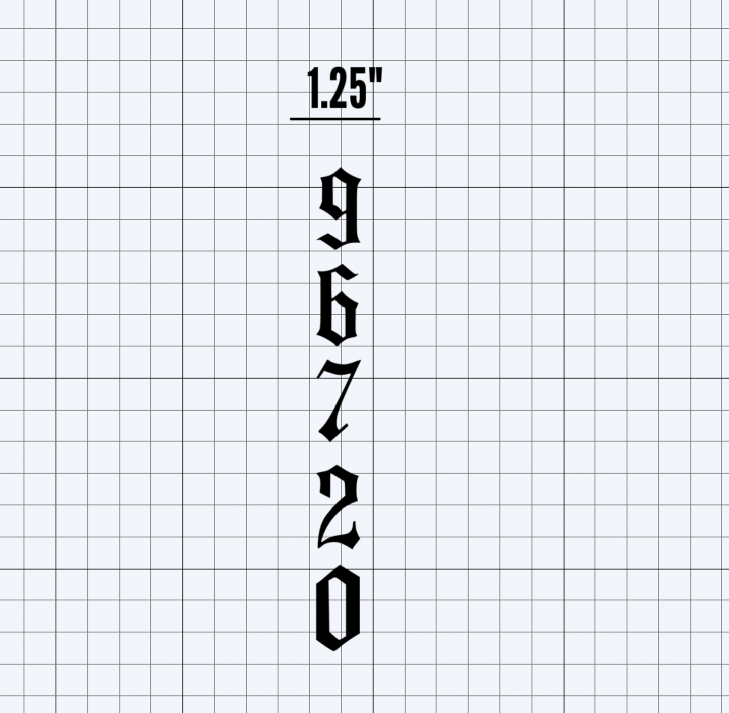 Vertical Zip Codes of Hawai'i Decal