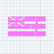 Iwa Bird Punchout In Hawaiian Flag Decal
