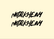 No Talk Heavy Mini Cursive 2-Pack Decal
