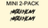 No Talk Heavy Mini Cursive 2-Pack Decal
