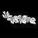 Naupaka Leaf and Flower w/ Iwa Bird Punchout