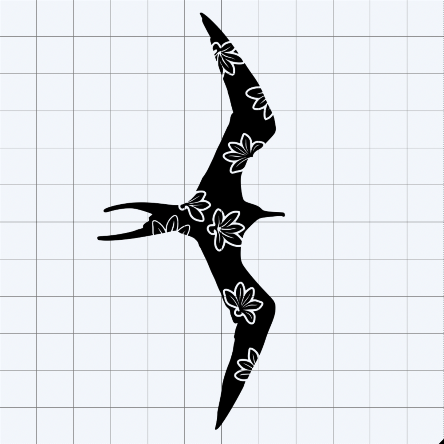 Iwa Bird w/ Naupaka Flower Punchouts