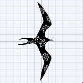 Iwa Bird w/ Naupaka Flower Punchouts