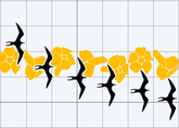 Iwa Bird Puakenikeni Lei Sticker
