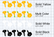 Puakenikeni Flower Strip Decal (single or multi color)