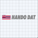 Hando Dat Decal with Hawaiian Flag
