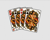 Queen Liliuokalani Deck Of Cards Decals