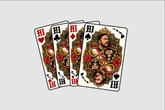 Kalakaua Deck Of Card Decals