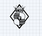 Reckless Hawaii - Crown Emblem Decal