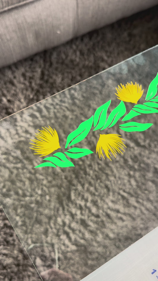 Ohia Flower & Maile Lei Sticker