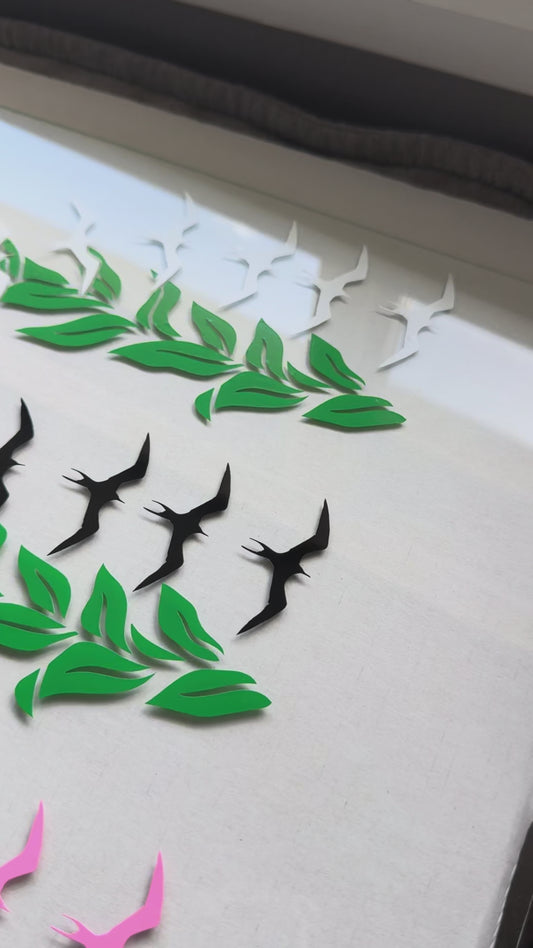 Iwa Bird Maile Lei Sticker