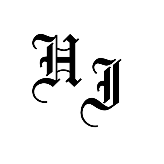 HI - Old English Letter Decal